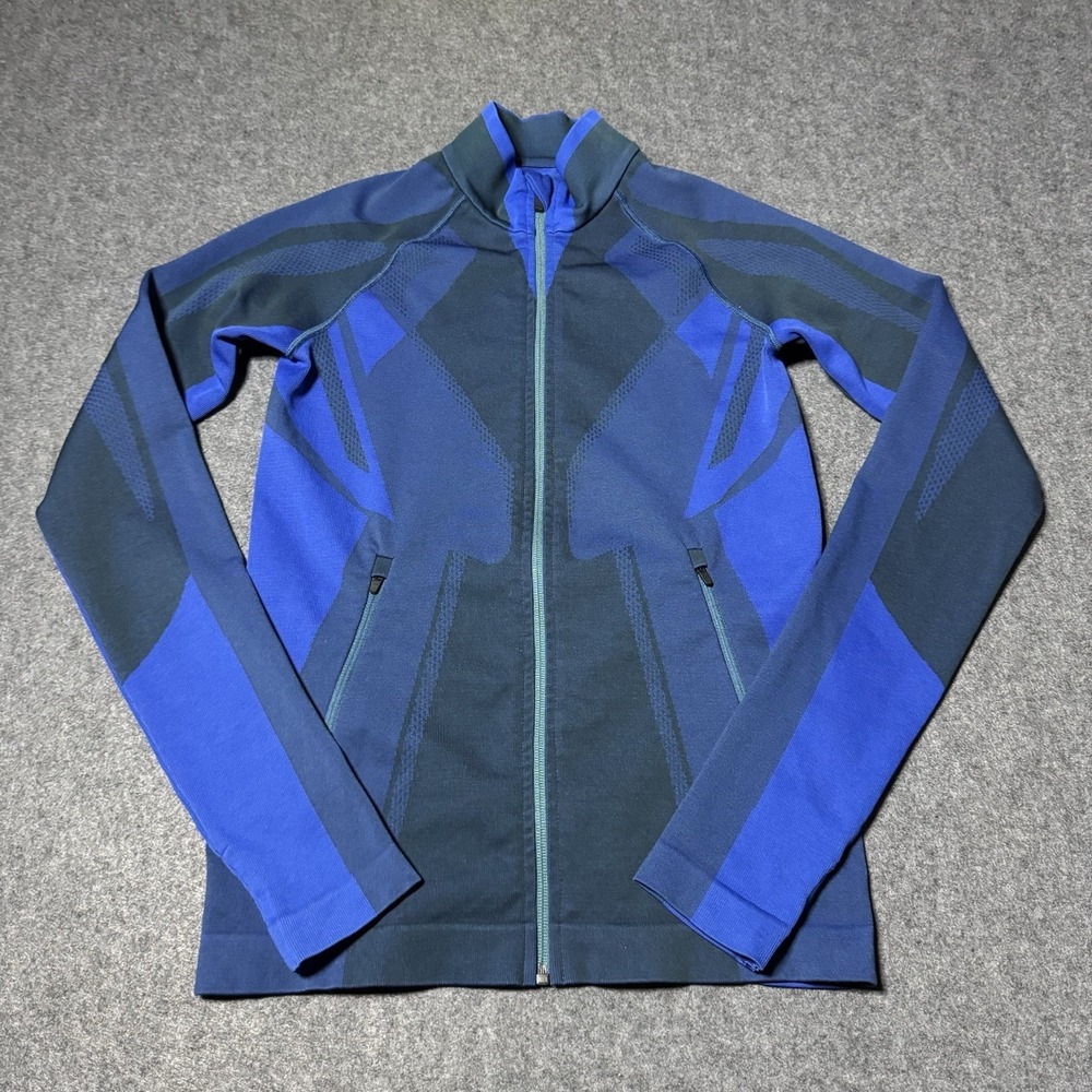 LNDR Women's Blue Petrol All Seasons Long Sleeve Zip Jacket Size S/M Portugal